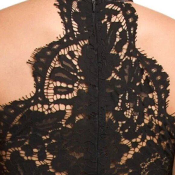 Lotus Threads Floral Lace High Neck Embellished Jumpsuit - NWT Size 6 - Picture 4 of 5